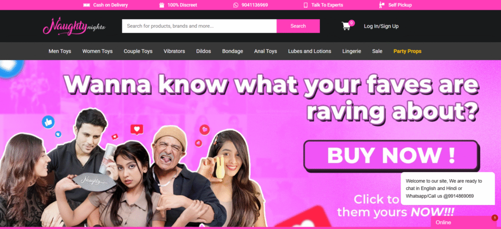 naughtynights homepage